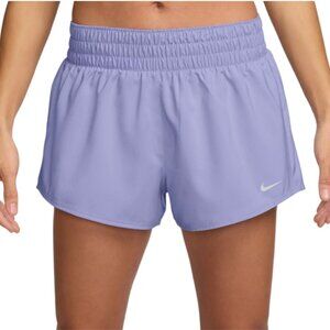 Nike Women's One Dri-FIT Mid-Rise 3" Brief-Lined Shorts